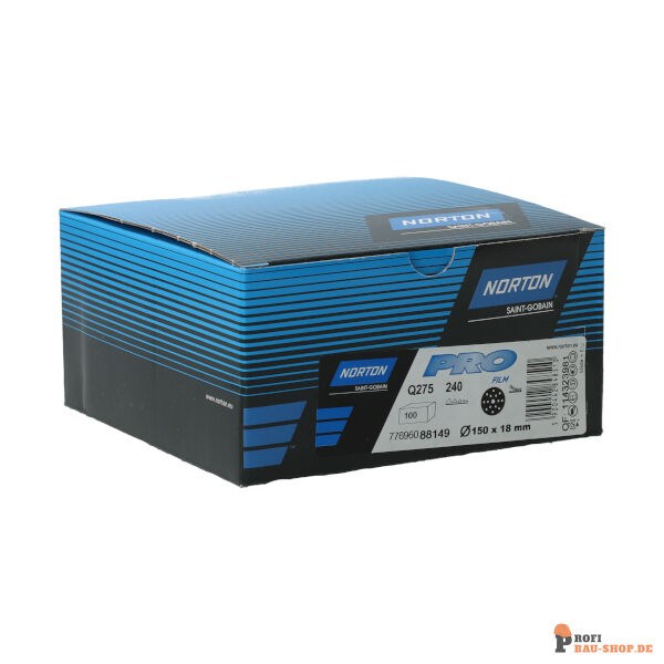 nortonschleifmittel/NORTON_schleifmittel_77696088149 Discs Selfgrip Norton Pro Film 15x18 Grit 240 14 holes_148829